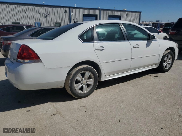 2015 Chevrolet Impala Limited LS with VIN 2G1WA5E30F1156360, listed as a Copart auction lot 48417145 with 109,554 mi miles and Clean Title. Bid and sale history available at carsss.com. Image 3.