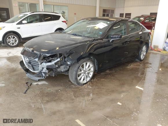 2017 Mazda Mazda3 4-Door Touring with VIN 3MZBN1V76HM104245, listed as a IAAI auction lot 41772400 with 91,166 mi miles. Bid and sale history available at carsss.com. Image 21.