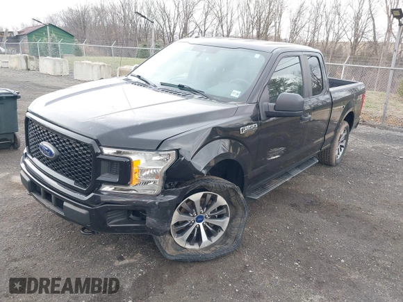 2019 Ford F-150 XL with VIN 1FTEX1EP0KKC57566, listed as a IAAI auction lot 41902132 with 80,613 mi miles and . Bid and sale history available at carsss.com. Image 17.