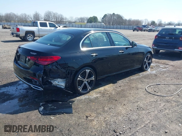 2023 Mercedes-Benz C 300 with VIN W1KAF4GBXPR078329, listed as a IAAI auction lot 41784170 with 42,332 mi miles and . Bid and sale history available at DreamBid. Image 4.