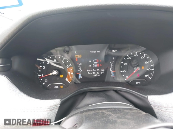 2024 Jeep Compass Latitude Lux с VIN 3C4NJDFN0RT164250, выставлен на аукционе IAAI как лот 42131071 с пробегом 1 493 миль миль и . История ставок и продаж доступна на DreamBid. Изображение 7.