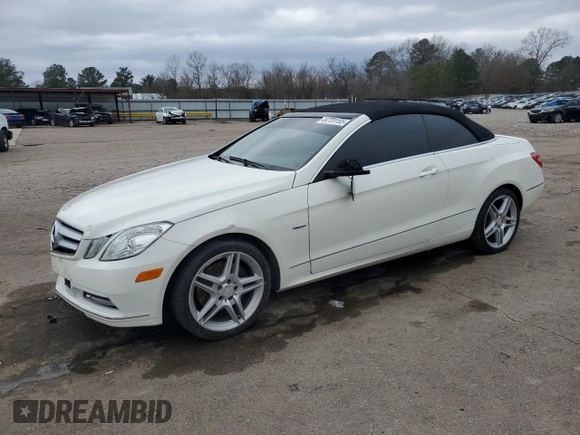 2012 Mercedes-Benz E 350 with VIN WDDKK5KF7CF146971, listed as a Copart auction lot 44729155 with 55,264 mi miles and Salvage Title. Bid and sale history available at DreamBid. Image 1.