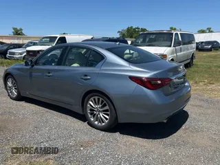 2019 Infiniti Q50 3.0t LUXE with VIN JN1EV7AP5KM512847, listed as a Copart auction lot 53725145 with 88,787 mi miles and Clean Title. Bid and sale history available at carsss.com. Image 3.