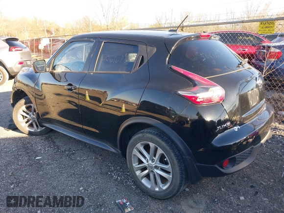 2015 Nissan Juke S with VIN JN8AF5MR8FT506101, listed as a IAAI auction lot 41821545 with 82,385 mi miles. Bid and sale history available at carsss.com. Image 3.