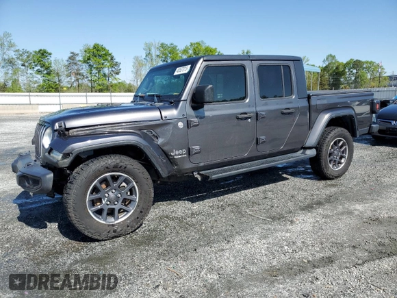 2021 Jeep Gladiator Overland с VIN 1C6HJTFG0ML574762, выставлен на аукционе Copart как лот 48537015 с пробегом 32 283 миль миль и Списание • Salvage title. История ставок и продаж доступна на DreamBid. Изображение 1.