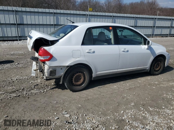 2008 Nissan Versa 1.8 S with VIN 3N1BC11E08L381821, listed as a Copart auction lot 46934395 with 227,346 mi miles and Salvage Title. Bid and sale history available at carsss.com. Image 3.