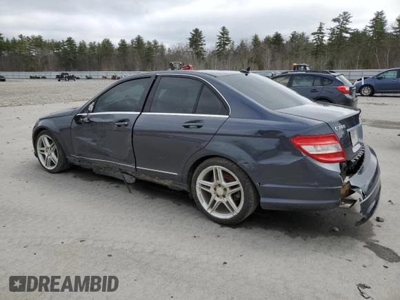 2011 Mercedes-Benz C 300 Sport with VIN WDDGF8BB8BR140117, listed as a Copart auction lot 53452895 with 137,509 mi miles and Salvage title. Bid and sale history available at DreamBid. Image 2.
