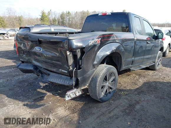 2020 Ford F-150 XL with VIN 1FTEX1EPXLFB60174, listed as a IAAI auction lot 41785994 with 59,496 mi miles. Bid and sale history available at carsss.com. Image 4.