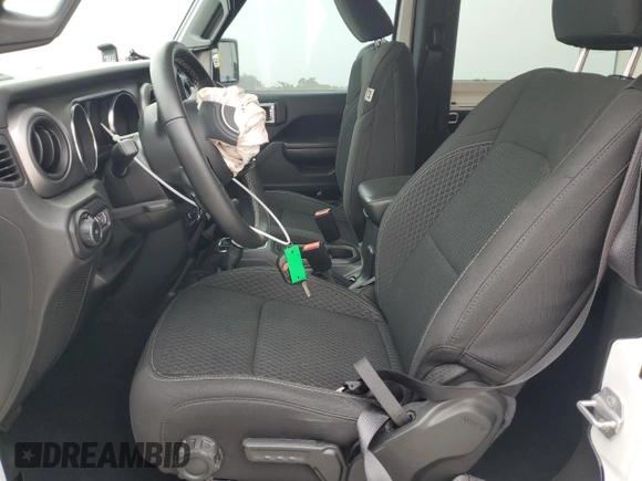 2021 Jeep Wrangler 80th Anniversary with VIN 1C4HJXAG1MW721452, listed as a Copart auction lot 62349904 with 40,677 mi miles and Salvage Title. Bid and sale history available at DreamBid. Image 7.