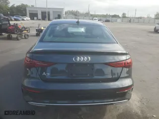 2024 Audi A3 Premium with VIN WAUAUDGY7RA119616, listed as a Copart auction lot 85017144 with 0 mi miles and Salvage Title. Bid and sale history available at carsss.com. Image 6.