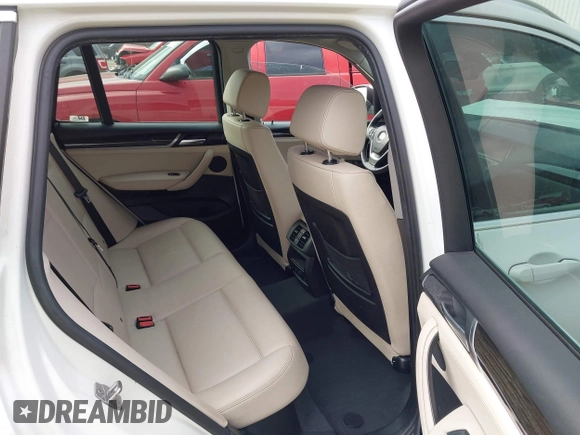 2016 BMW X3 xDrive28i with VIN 5UXWX9C54G0D71241, listed as a IAAI auction lot 41908274 with 190,895 mi miles. Bid and sale history available at carsss.com. Image 8.