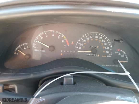 2003 Pontiac Grand Prix GT with VIN 1G2WP52K83F128817, listed as a Copart auction lot 75845224 with 93,189 mi miles and Salvage Title. Bid and sale history available at carsss.com. Image 9.