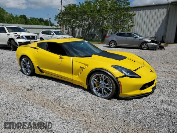 2017 Chevrolet Corvette Z06 1LZ z VIN 1G1YP2D68H5606761, wystawiony jako Copart lot #54241125 z przebiegiem 48 237 mil mil oraz Czysty tytuł • Clean title. Historia ofert i sprzedaży dostępna na DreamBid. Obrazek 4.