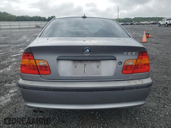2004 BMW 3 Series 325i with VIN WBAEV33444KR30384, listed as a Copart auction lot 64072644 with 0 mi miles and Salvage Title. Bid and sale history available at carsss.com. Image 6.