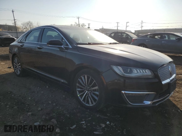 2017 Lincoln MKZ Premiere with VIN 3LN6L5A99HR609493, listed as a Copart auction lot 48124975 with 91,997 mi miles and Salvage Title. Bid and sale history available at DreamBid. Image 4.