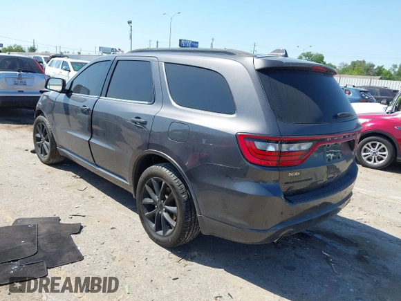2018 Dodge Durango GT with VIN 1C4RDJDG9JC386748, listed as a IAAI auction lot 41985780 with 103,819 mi miles and . Bid and sale history available at DreamBid. Image 3.