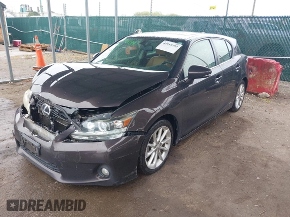 2013 Lexus CT 200h with VIN JTHKD5BH0D2167996, listed as a IAAI auction lot 41955293 with 200,378 mi miles and . Bid and sale history available at DreamBid. Image 17.