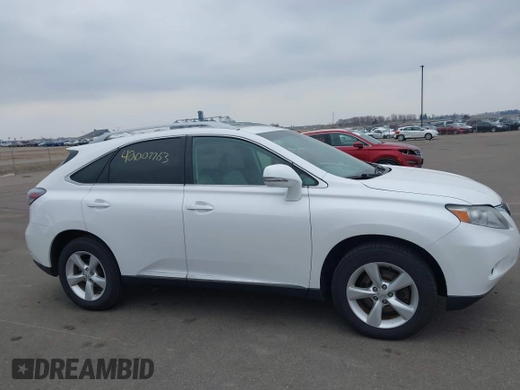 2010 Lexus RX 350 with VIN 2T2BK1BA3AC031003, listed as a IAAI auction lot 42007763 with 252,595 mi miles. Bid and sale history available at carsss.com. Image 13.