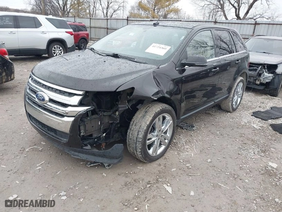 2013 Ford Edge Limited with VIN 2FMDK4KC7DBB98215, listed as a IAAI auction lot 41724360 with 104,055 mi miles. Bid and sale history available at carsss.com. Image 2.