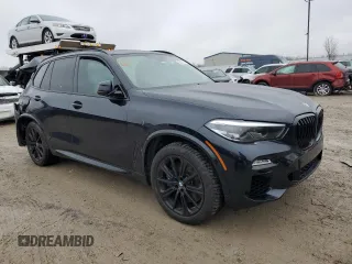 2021 BMW X5 M50i with VIN 5UXJU4C05M9F02940, listed as a Copart auction lot 38500183 with Not Provided miles. Bid and sale history available at carsss.com. Image 4.