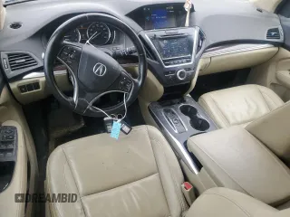 2016 Acura MDX with VIN 5FRYD3H23GB011065, listed as a Copart auction lot 45081775 with 161,071 mi miles and Salvage Title. Bid and sale history available at carsss.com. Image 8.