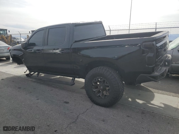 2019 Chevrolet Silverado 1500 Custom Trail Boss with VIN 3GCPYCEF6KG117800, listed as a Copart auction lot 48222495 with 72,401 mi miles and Salvage Title. Bid and sale history available at carsss.com. Image 2.