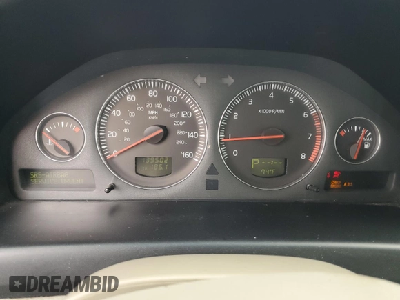 2006 Volvo V70 2.5L Turbo with VIN YV1SW592X61534015, listed as a Copart auction lot 45955835 with 139,502 mi miles and Salvage Title. Bid and sale history available at carsss.com. Image 9.