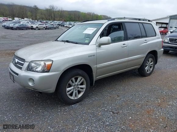 2006 Toyota Highlander Hybrid with VIN JTEEW21A860011629, listed as a IAAI auction lot 41915303 with 194,193 mi miles. Bid and sale history available at carsss.com. Image 2.