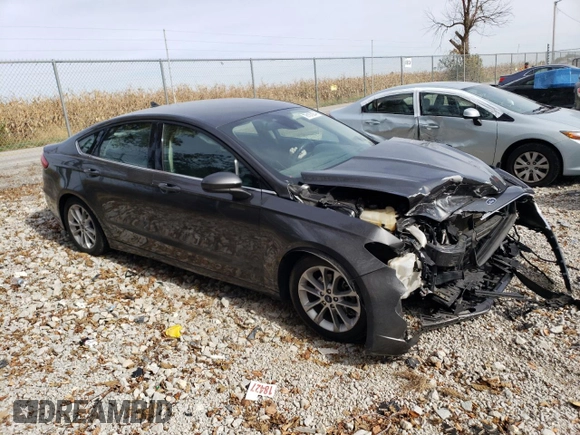 2019 Ford Fusion SE with VIN 3FA6P0HD5KR211913, listed as a Copart auction lot 78167934 with 117,867 mi miles and Salvage Title. Bid and sale history available at DreamBid. Image 4.