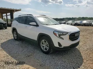 2019 GMC Terrain SLE with VIN 3GKALMEV2KL208334, listed as a Copart auction lot 52574445 with 93,138 mi miles and Salvage Title. Bid and sale history available at DreamBid. Image 12.