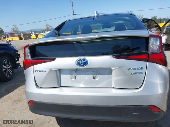 2022 Toyota Prius L Eco with VIN JTDKAMFU3N3190048, listed as a IAAI auction lot 41982252 with 19,189 mi miles. Bid and sale history available at carsss.com. Image 16.