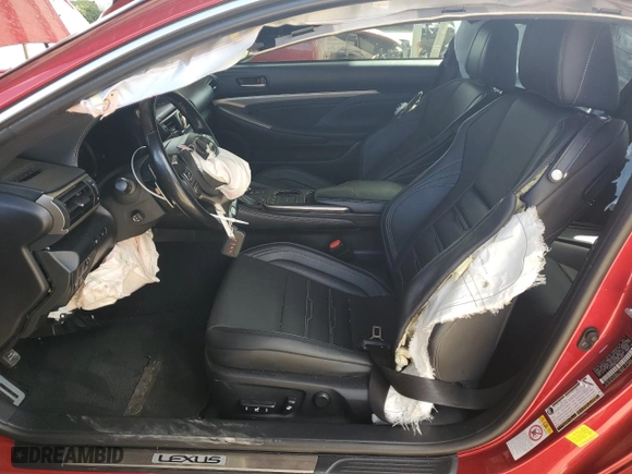 2017 Lexus RC with VIN JTHHA5BC4H5006885, listed as a Copart auction lot 49121085 with 114,238 mi miles and Salvage Title. Bid and sale history available at carsss.com. Image 7.