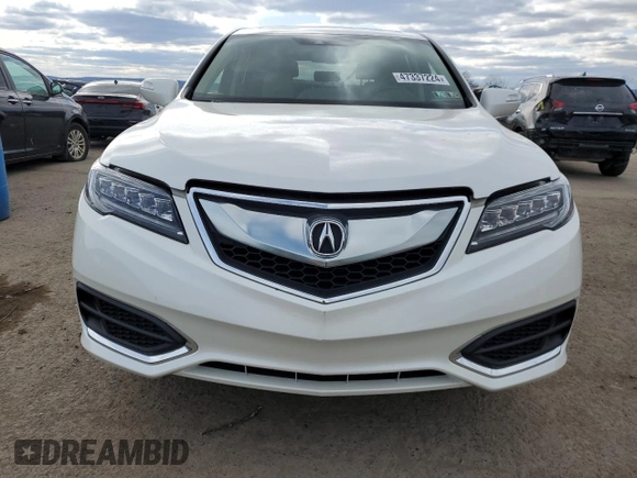 2017 Acura RDX w/Technology Pkg with VIN 5J8TB4H58HL016182, listed as a Copart auction lot 47337224 with 24,454 mi miles. Bid and sale history available at carsss.com. Image 5.