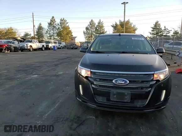 2012 Ford Edge Sport with VIN 2FMDK4AK4CBA92005, listed as a Copart auction lot 86296614 with 164,260 mi miles and Salvage Title. Bid and sale history available at carsss.com. Image 10.