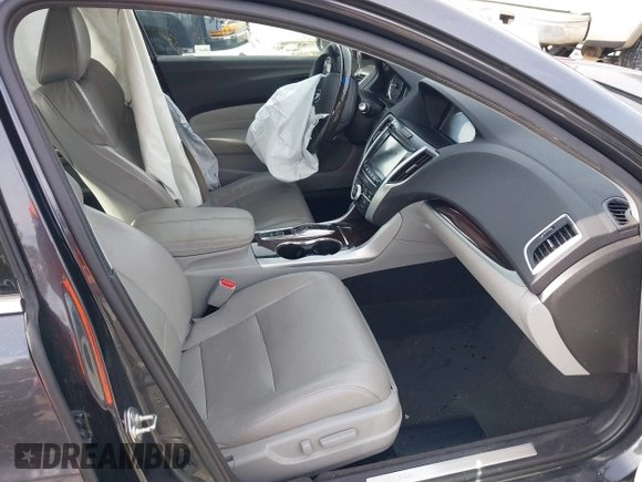2015 Acura TLX V6 Advance with VIN 19UUB2F77FA020150, listed as a IAAI auction lot 41096144 with 127,414 mi miles. Bid and sale history available at carsss.com. Image 5.