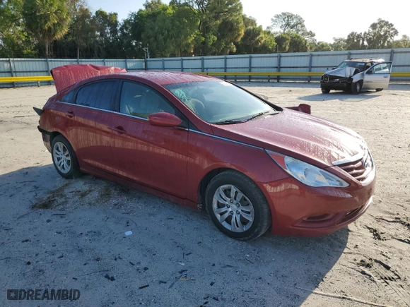 2011 Hyundai Sonata GLS with VIN 5NPEB4AC3BH104374, listed as a Copart auction lot 50812275 with 210,967 mi miles and Salvage Title. Bid and sale history available at carsss.com. Image 4.