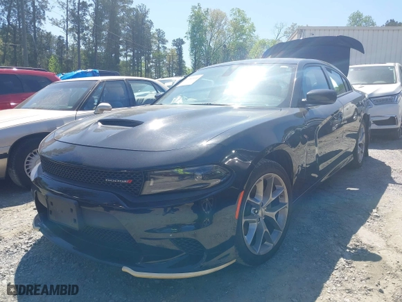 2023 Dodge Charger GT with VIN 2C3CDXHG9PH554417, listed as a IAAI auction lot 41983100 with 64,152 mi miles. Bid and sale history available at carsss.com. Image 17.