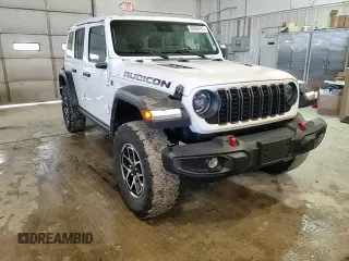 2024 Jeep Wrangler Rubicon with VIN 1C4PJXFG8RW366212, listed as a Copart auction lot 88892985 with 7,649 mi miles and Salvage Title. Bid and sale history available at DreamBid. Image 12.