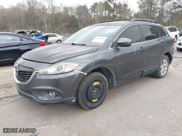 2015 Mazda CX-9 Touring with VIN JM3TB2CA5F0467339, listed as a IAAI auction lot 41840086 with 108,448 mi miles. Bid and sale history available at carsss.com. Image 2.
