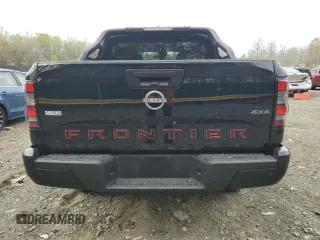 2022 Nissan Frontier S with VIN 1N6ED1EK7NN629417, listed as a Copart auction lot 51870035 with 18,767 mi miles and Salvage title. Bid and sale history available at DreamBid. Image 6.