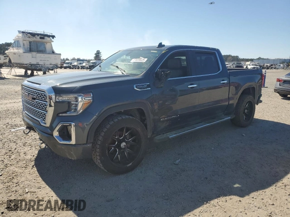 2019 GMC Sierra 1500 Denali with VIN 3GTU9FEDXKG277906, listed as a Copart auction lot 47025625 with 138,008 mi miles and Salvage title. Bid and sale history available at DreamBid. Image 1.