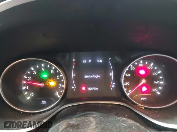 2020 Jeep Compass Latitude with VIN 3C4NJDBB3LT138454, listed as a IAAI auction lot 41614631 with 82,079 mi miles and . Bid and sale history available at DreamBid. Image 7.