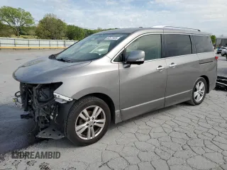 2013 Nissan Quest SV with VIN JN8AE2KP3D9066365, listed as a Copart auction lot 52877925 with 133,230 mi miles and Salvage title. Bid and sale history available at DreamBid. Image 1.