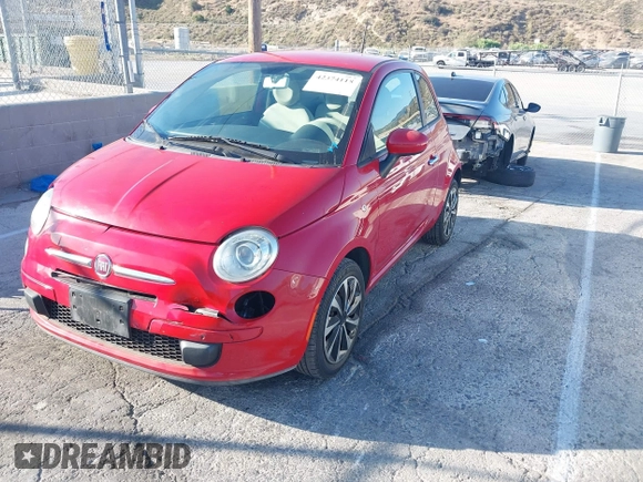 2012 FIAT 500 Pop with VIN 3C3CFFARXCT127684, listed as a IAAI auction lot 42543045 with 106,930 mi miles and . Bid and sale history available at DreamBid. Image 2.