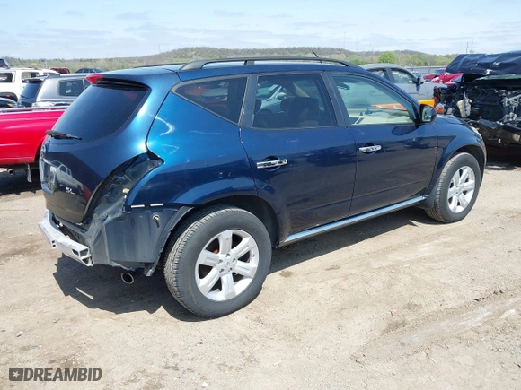 2006 Nissan Murano SL with VIN JN8AZ08T96W423677, listed as a IAAI auction lot 41932157 with 224,087 mi miles. Bid and sale history available at carsss.com. Image 4.