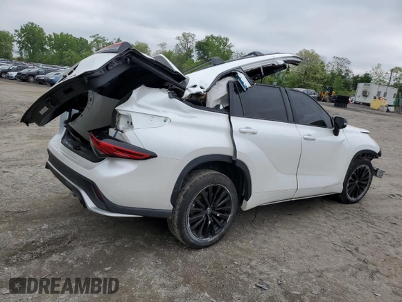 2023 Toyota Highlander L with VIN 5TDKDRBH0PS002021, listed as a Copart auction lot 56632705 with Not provided miles and Salvage title. Bid and sale history available at DreamBid. Image 3.