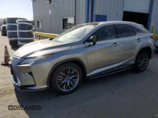 2018 Lexus RX with VIN 2T2BGMCA1JC026321, listed as a Copart auction lot 48385985 with 96,834 mi miles and Salvage Title. Bid and sale history available at carsss.com. Image 1.