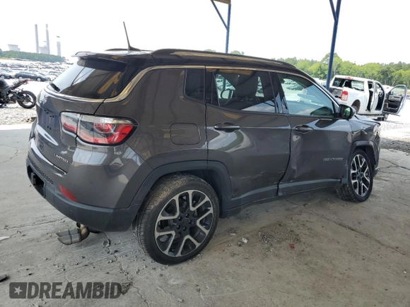 2018 Jeep Compass Limited with VIN 3C4NJDCB0JT399987, listed as a Copart auction lot 59104685 with 71,673 mi miles and Salvage title. Bid and sale history available at DreamBid. Image 3.