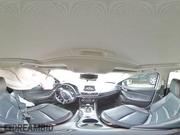 2015 Mazda 3 i Grand Touring with VIN 3MZBM1W76FM173791, listed as a Copart auction lot 55955075 with 183,416 mi miles and Salvage title. Bid and sale history available at DreamBid. Image 14.