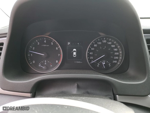 2018 Hyundai Elantra GL with VIN KMHD84LF4JU622091, listed as a Copart auction lot 47202345 with 117,690 mi miles and Salvage Title. Bid and sale history available at carsss.com. Image 9.